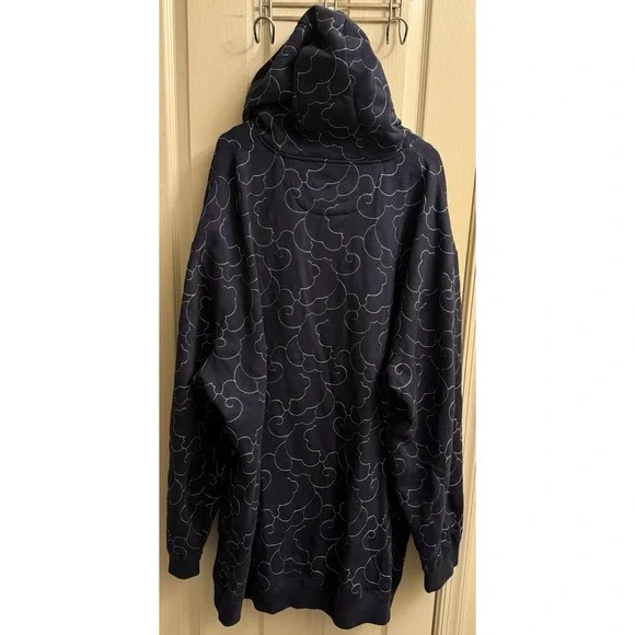 Vintage Y2K Ecko UNLTD Full Zip Hoodie Size 5XL Embroidered Rhino Cybergoth Rare